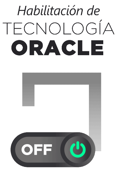 Icono creado a base de líneas y curvas que representa un servicio de Oracle que implementa EKS Solutiosn de Interruptor tecnológico que desata la transformación digital de una empresa.